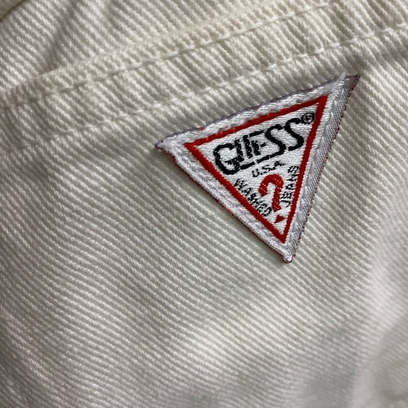 Vintage guess denim white size 31 - Picture 6 of 8